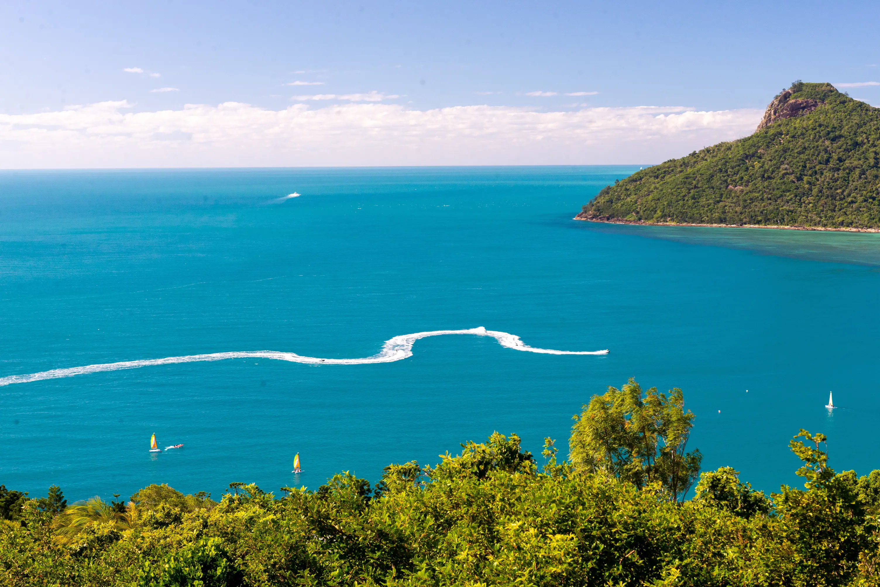 Hamilton Island in the Whitsundays, reached by D & B Locksmiths for island callouts