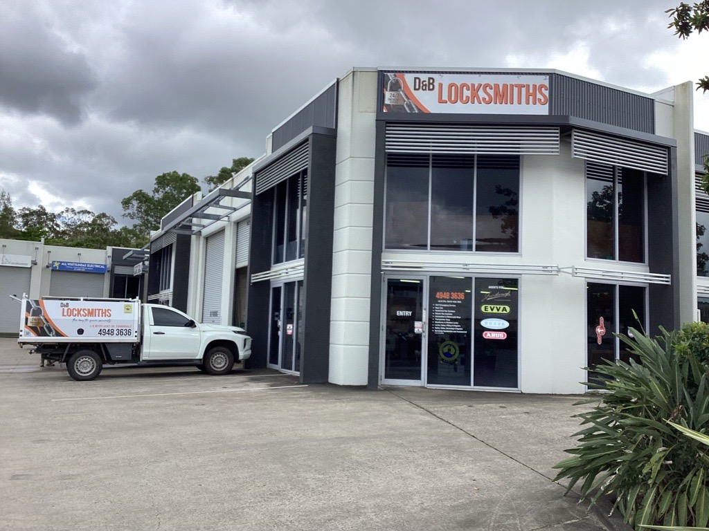 D & B Locksmiths workshop and service ute in Cannonvale, Whitsundays